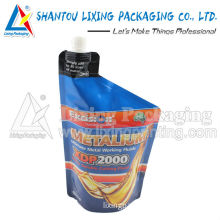 LIXING PACKAGING straw spout pouch, straw spout bag, straw pouch with spout, straw bag with spout, straw spout pouch bag